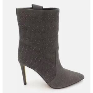 Vince Camuto Studded Stiletto Boot Korikanta Power Gray Taupe Women's 7.5
